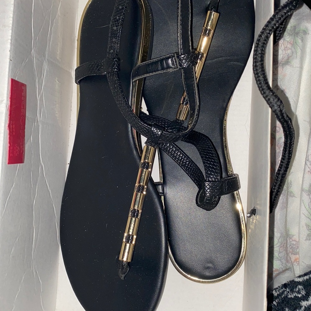 Black sandals